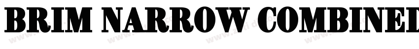 Brim Narrow Combined字体转换 Brim Narrow Combined字体转换